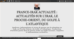 Desktop Screenshot of france-irak-actualite.com